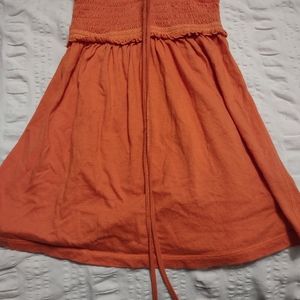 Orange Tube Top with Strings Size Medium